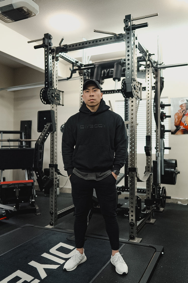 French Terry Hoodie (Black)